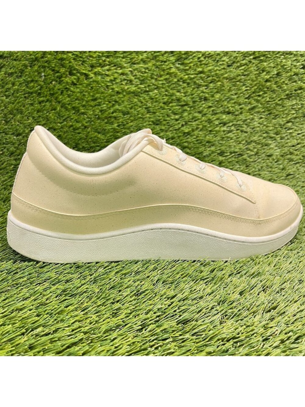 Allbirds Plant Pacer Mens Size 13 Natural White Athletic Running Shoes Sneakers